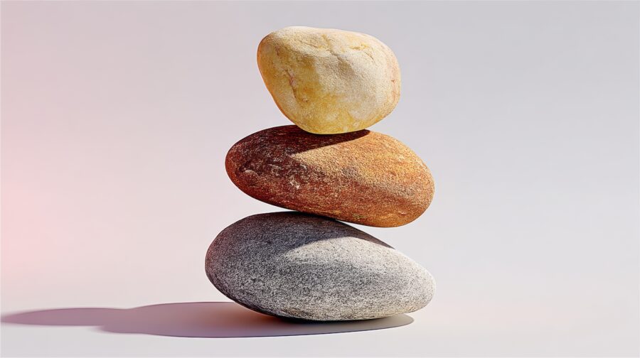 rocks stacked