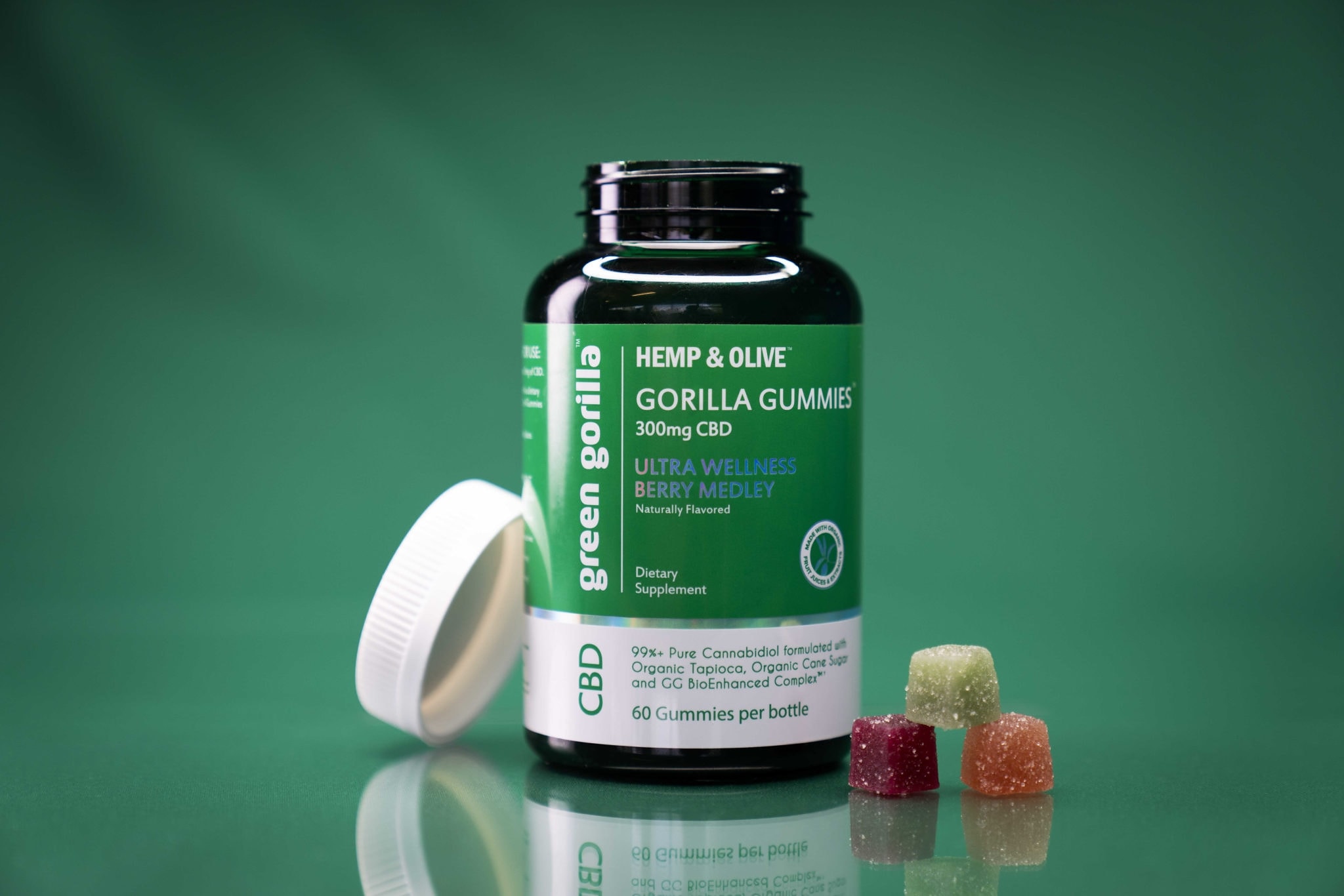Green Gorilla Launches All-Natural , Vegan and Organic CBD Gorilla Gummies