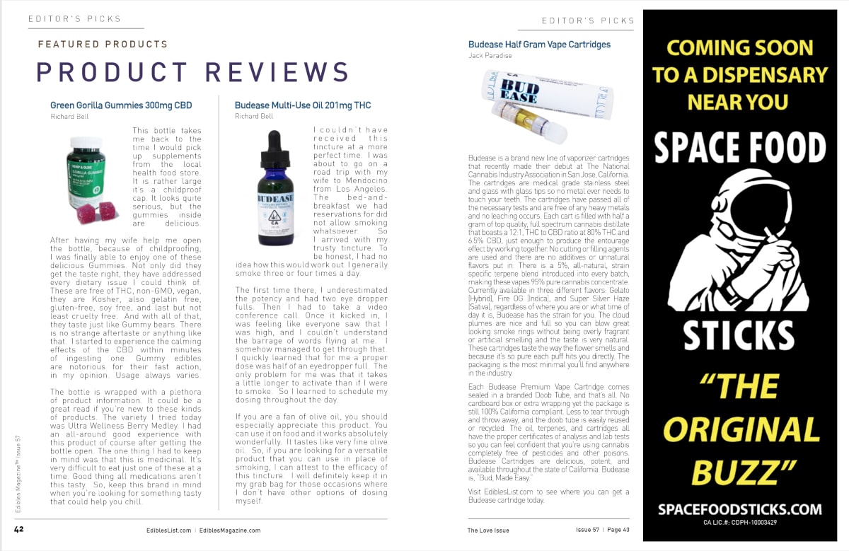Gorilla Gummies CBD Chewables product review by Edibles Magazine