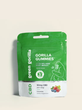 bag of Green Gorilla™ CBD Berry Melody gummies 50mg