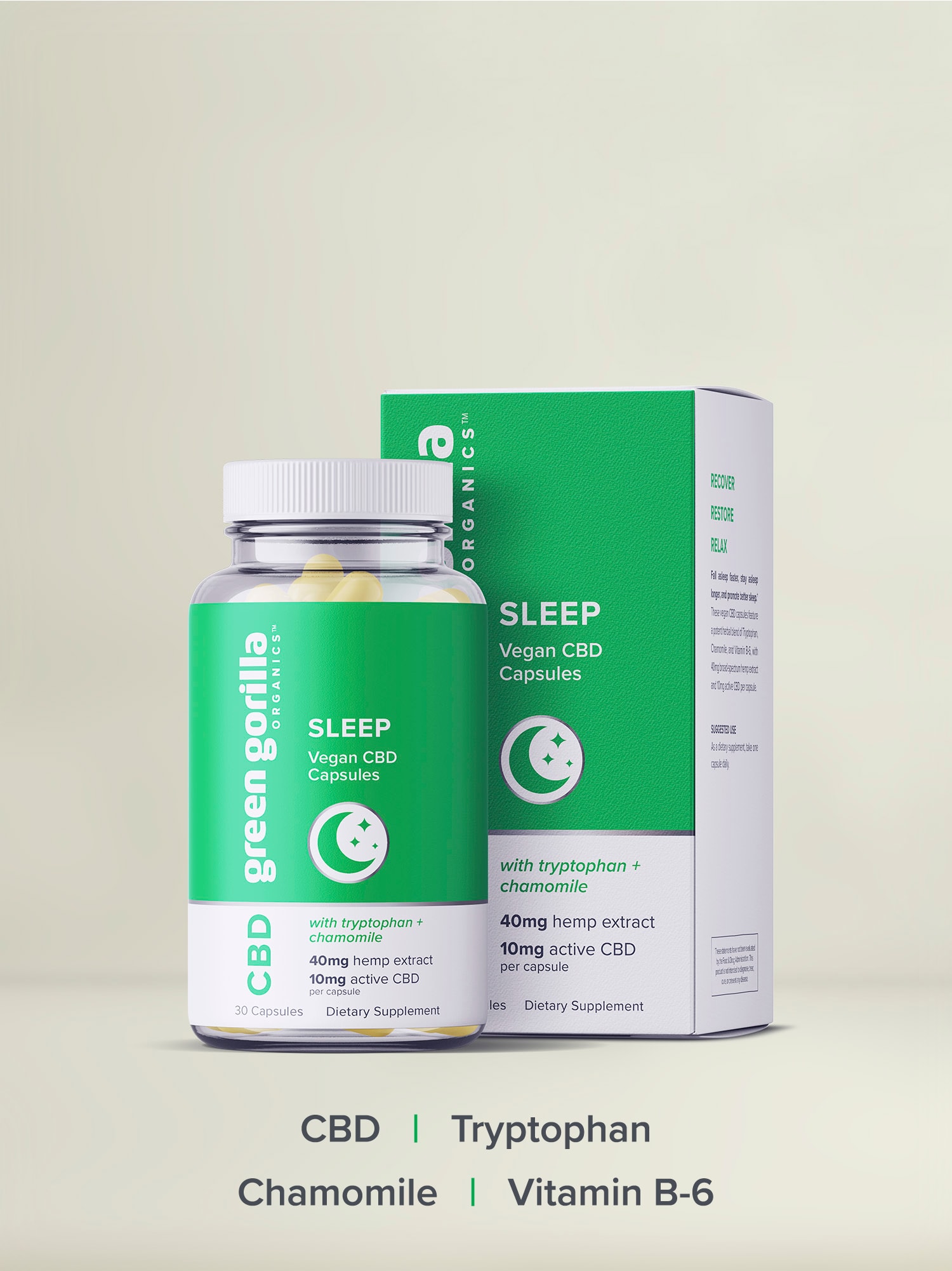 Sleep CBD Capsules | Organic CBD | Hemp Supplements