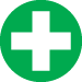 First Aid icon illustrating recovery support.