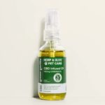 Bottle of Green Gorilla™ CBD infused oil for pets with 1500mg CBD