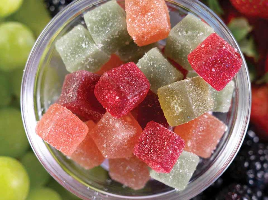 CBD Gummies and fresh fruit