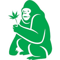 Green Gorilla ape logo