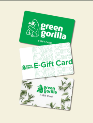 Green and White Green Gorilla™ gift cards