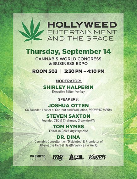 Variety Magazine Presents Hollyweed CBD Business Expo Flyer